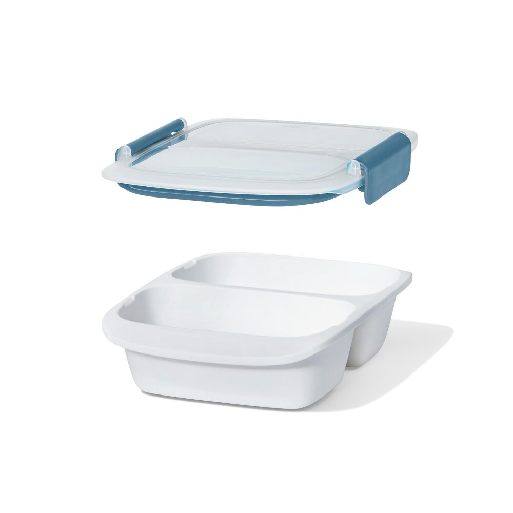 Prep & Go 2-Cup Divided Container X8