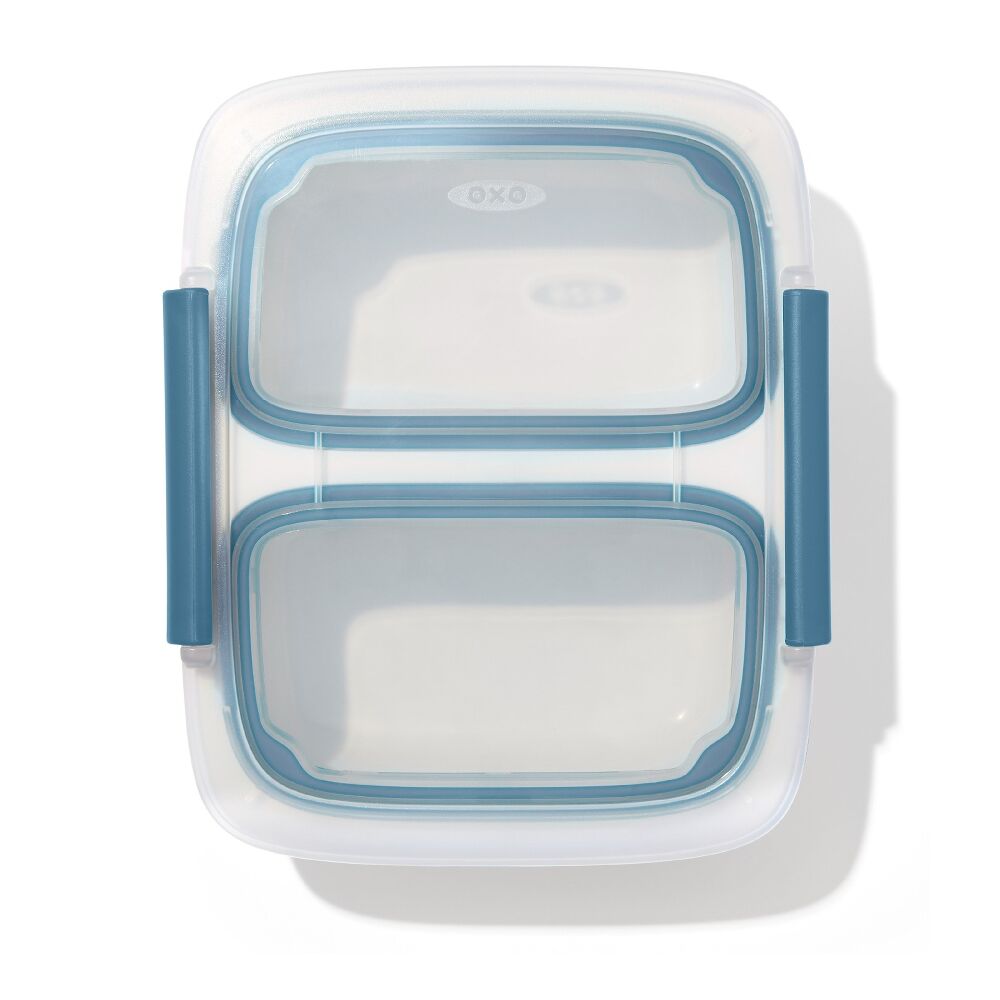 Prep & Go 2-Cup Divided Container X8