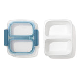 Prep & Go 2-Cup Divided Container X8