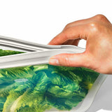 Silicone Reusable Bag - Stand-Up Quart (32 oz) - Oat R1