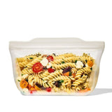 Silicone Reusable Bag - Stand-Up Quart (32 oz) - Oat R1