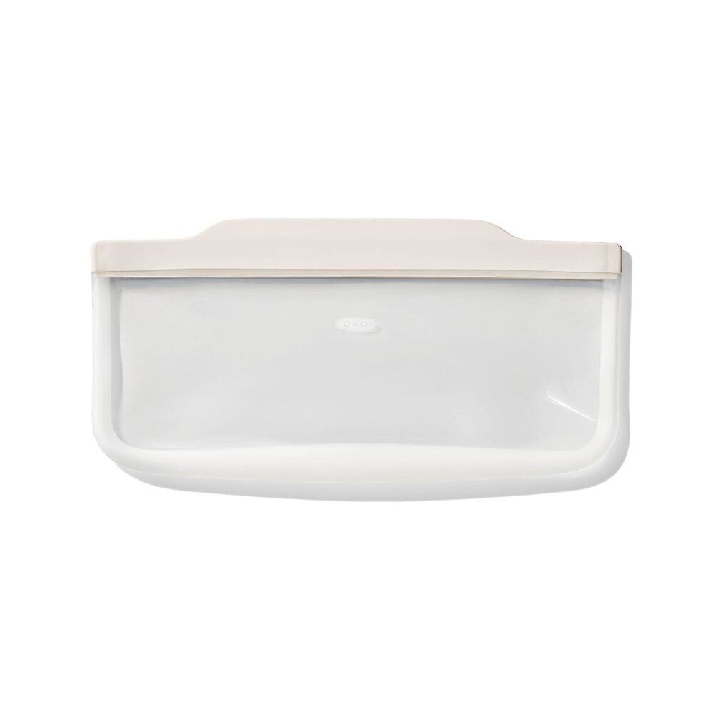 Silicone Reusable Bag - Slim Bag (20 oz) - Oat E1