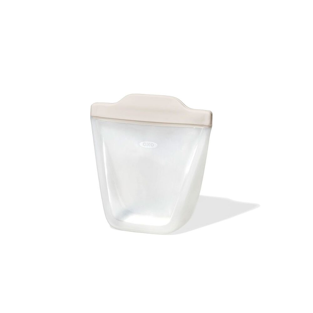 Silicone Reusable Bag - Stand-Up Cup (8 oz) - Oat E9