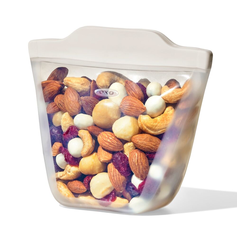 Silicone Reusable Bag - Stand-Up Cup (8 oz) - Oat Y0