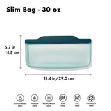Silicone Reusable Bag - Slim Bag (20 oz) - Lagoon V2