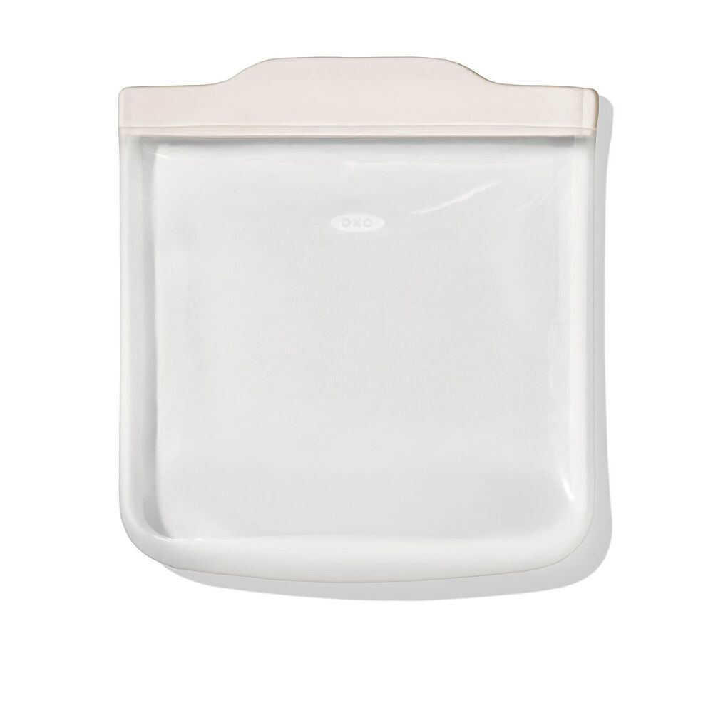 Silicone Reusable Bag - Sandwich Bag (28 oz) - Oat I6