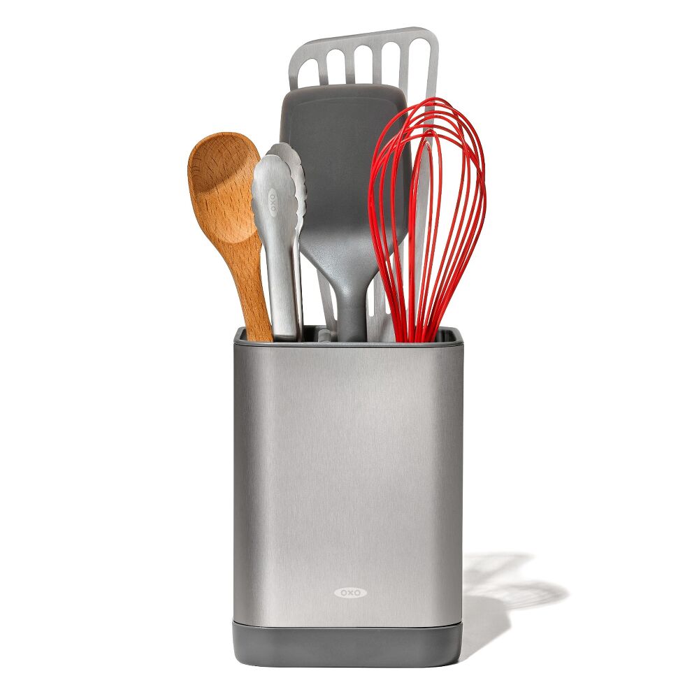 Adjustable Stainless Steel Utensil Holder - Small A9