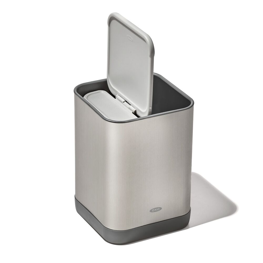 Adjustable Stainless Steel Utensil Holder - Small A0