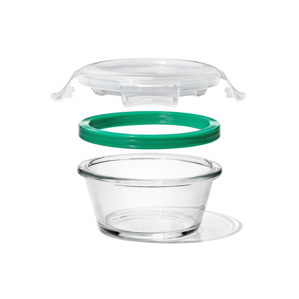 Smart Seal 8-Piece1 Cup Glass Round Container Set S0