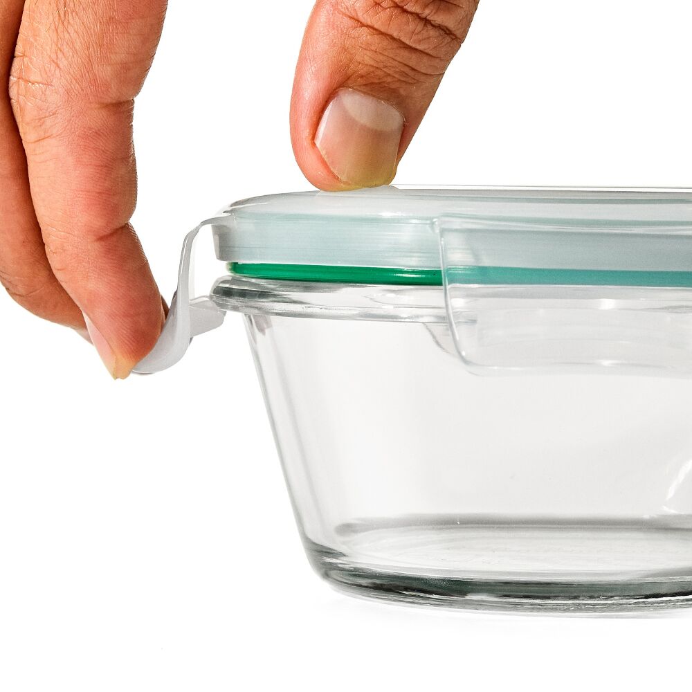 Smart Seal 8-Piece1 Cup Glass Round Container Set S0