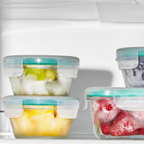 Smart Seal 8-Piece1 Cup Glass Round Container Set S0