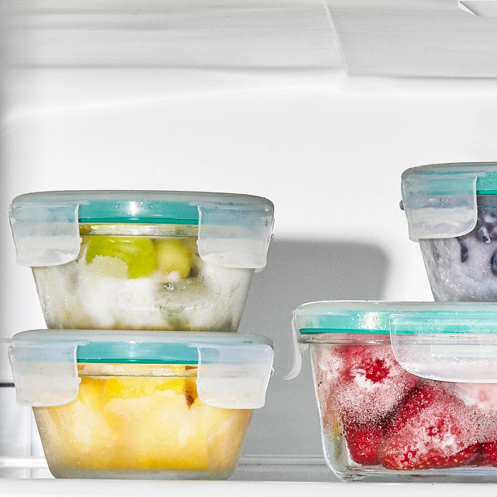 Smart Seal 8-Piece1 Cup Glass Round Container Set S0