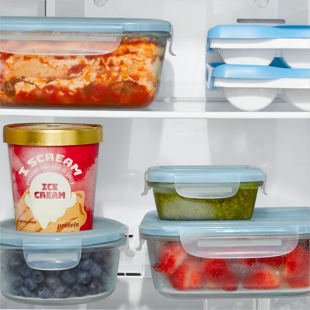 30-Piece Smart Seal Container Set - Arctic Blue O2
