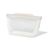 Silicone Reusable Bag - Stand-Up Half Gallon (64 oz) - Oat C9
