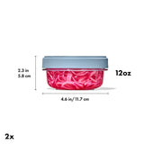 Twist & Stack Container (12 oz) – 2-Pack D8