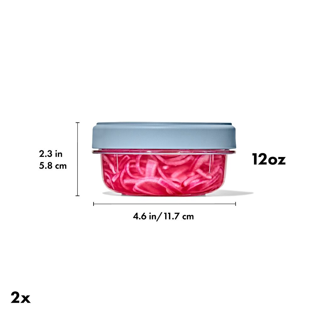Twist & Stack Container (12 oz) – 2-Pack D8