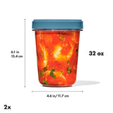 Twist & Stack Container (32 oz) – 2-Pack U2