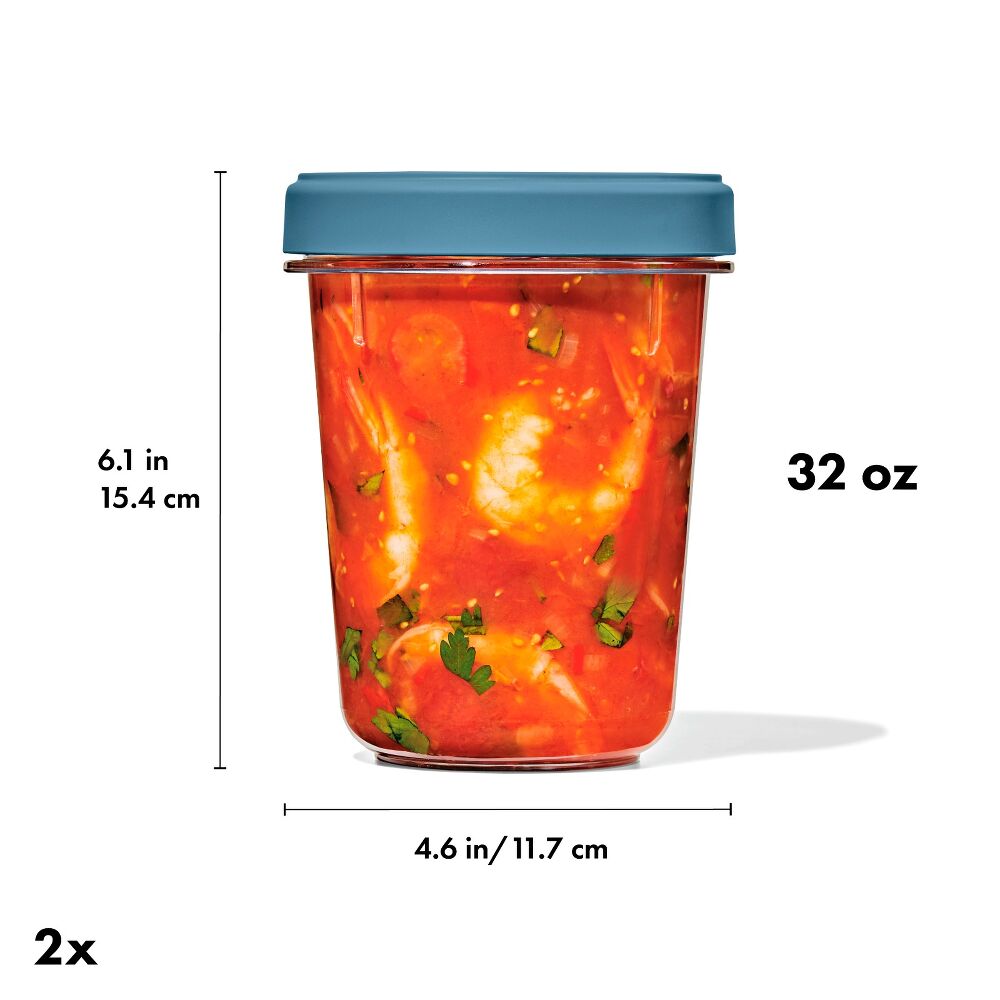 Twist & Stack Container (32 oz) – 2-Pack U2