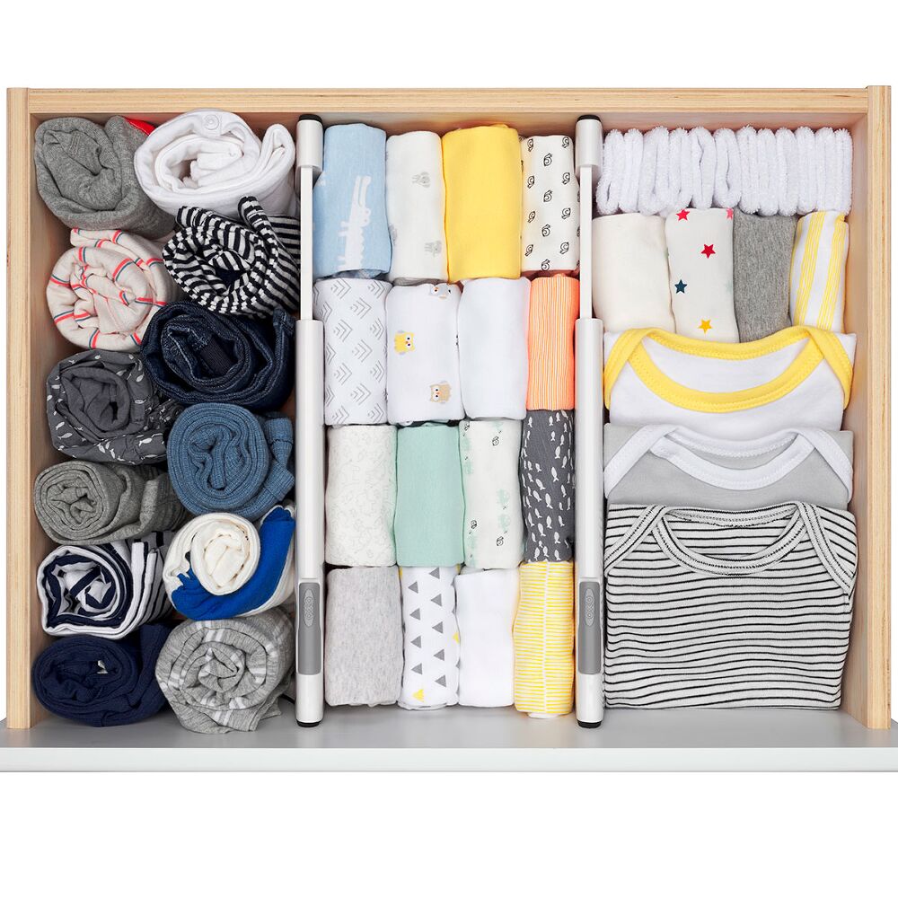 OXO TOT Expandable Dresser Drawer Divider - 4 Pack T3
