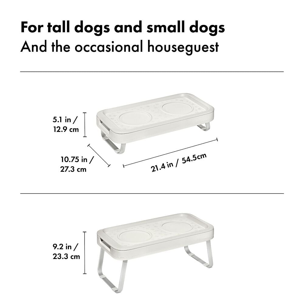 OXO Pet Adjustable Elevated Feeder C7