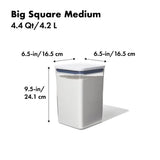 POP Container - Big Square Medium (4.4 Qt/4.2 L) H7
