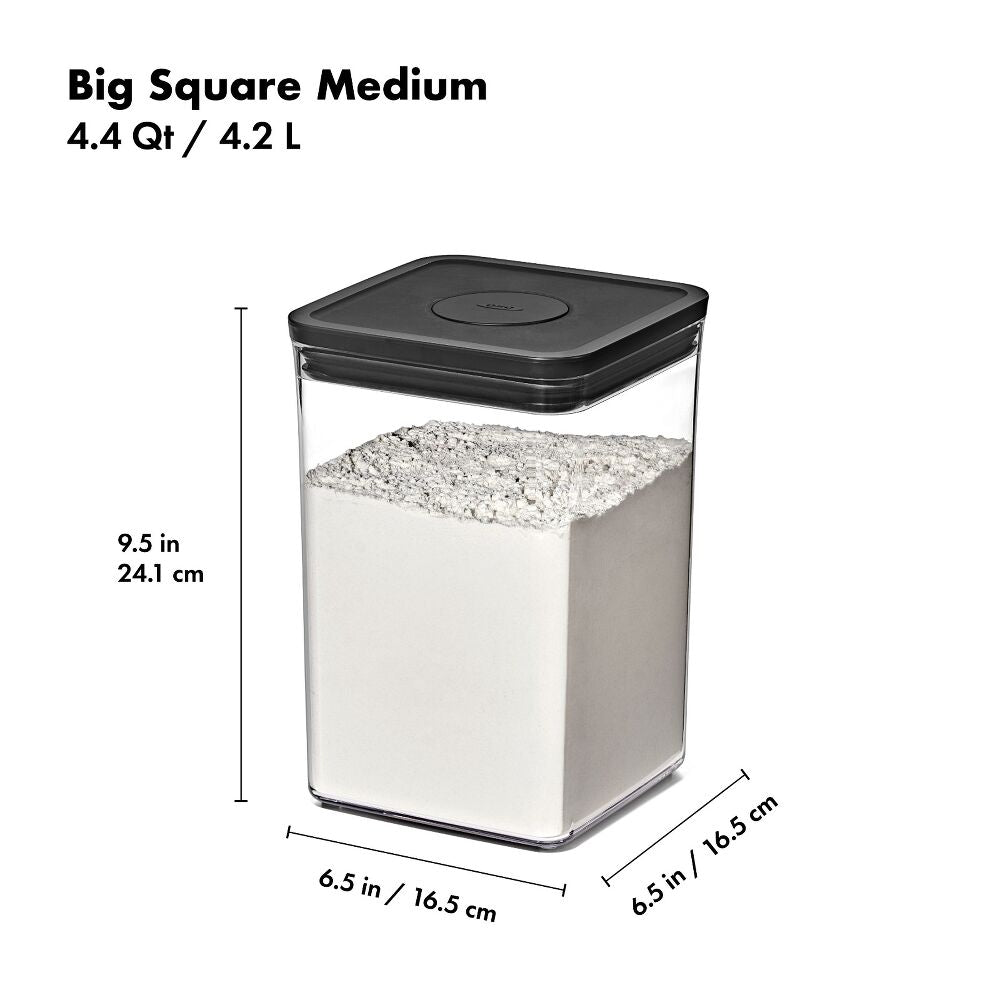 POP Container - Big Square Medium (4.4 Qt/4.2 L) H7
