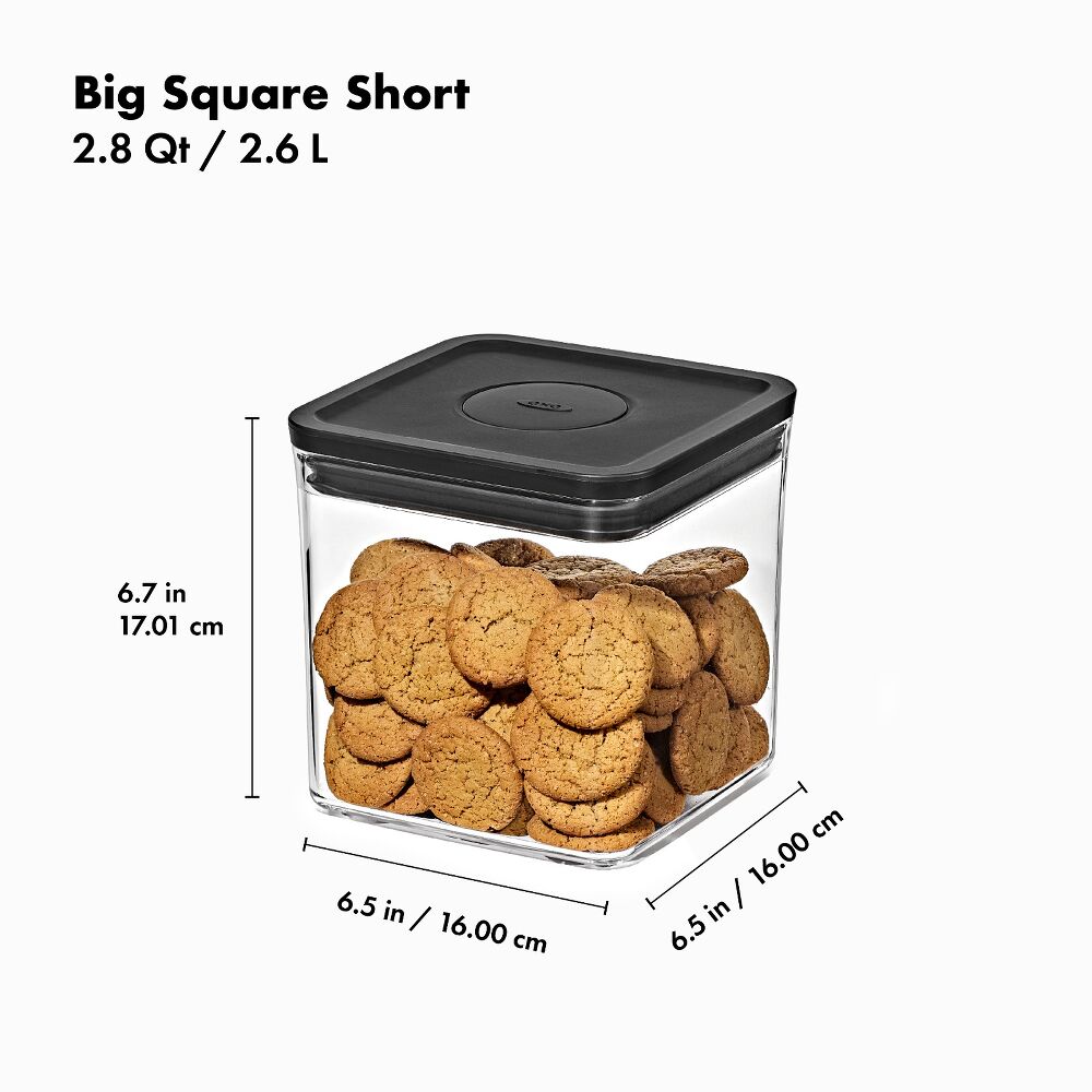 POP Container - Big Square Short (2.8 Qt/2.6 L) R1