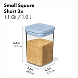 3-Piece POP Container Set with Mini Scoops Y0