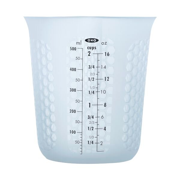 2 Cup Squeeze & Pour Silicone Measuring Cup F4