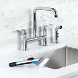 Steel Soap Dispensing Dish Brush M4