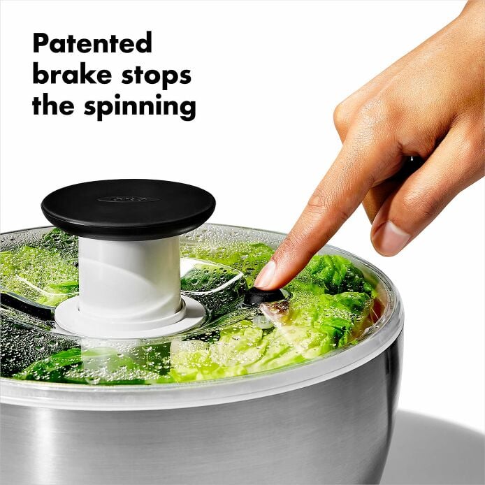 Steel Salad Spinner T3