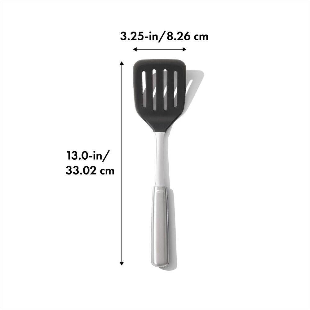 OXO Steel Silicone Flexible Turner L2