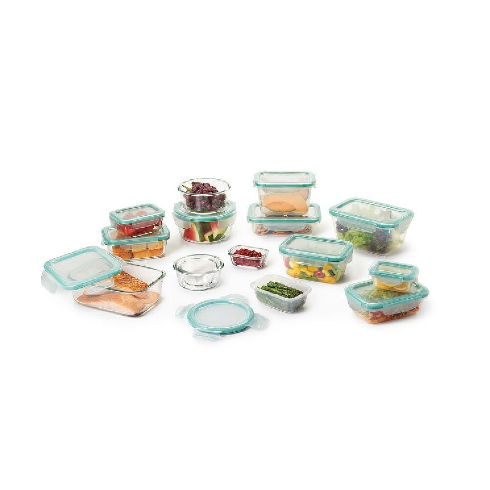 OXO Good Grips 30 Piece Smart Seal Glass & Plastic Container Set S3