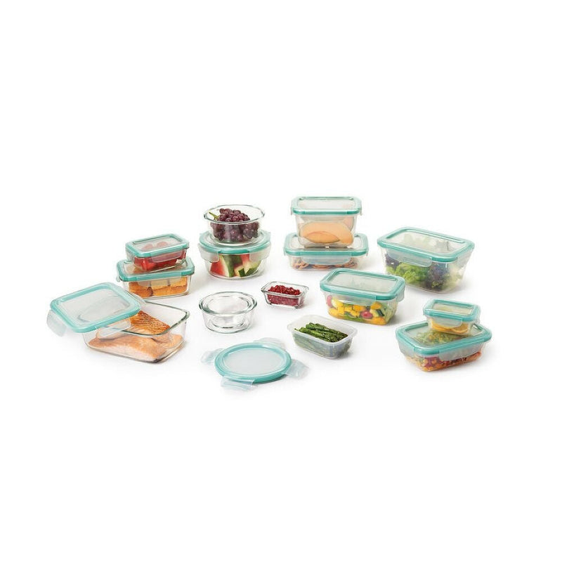 OXO Good Grips 30 Piece Smart Seal Glass & Plastic Container Set S3
