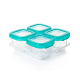 6 oz Baby Blocks™ Plastic Freezer Storage Containers - Tot Teal D7
