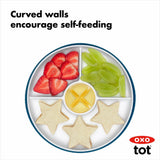 Stick & Stay Suction Divided Plate O4