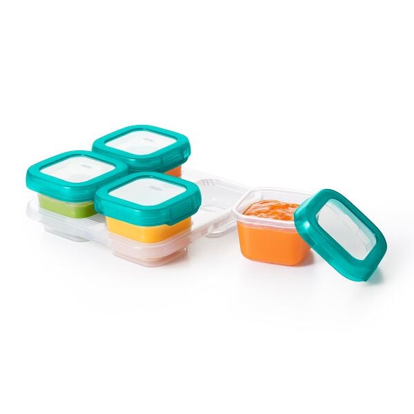 4 oz Baby Blocks™ Plastic Freezer Storage Containers F9