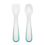 On-the-Go Plastic Fork and Spoon Set with Travel Case L8