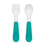 On-the-Go Plastic Fork and Spoon Set with Travel Case L8