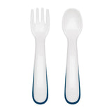 On-the-Go Plastic Fork and Spoon Set with Travel Case H7