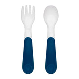 On-the-Go Plastic Fork and Spoon Set with Travel Case H7