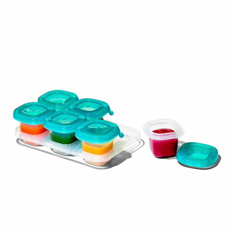 2 oz Baby Blocks™ Silicone Freezer Storage Containers A4