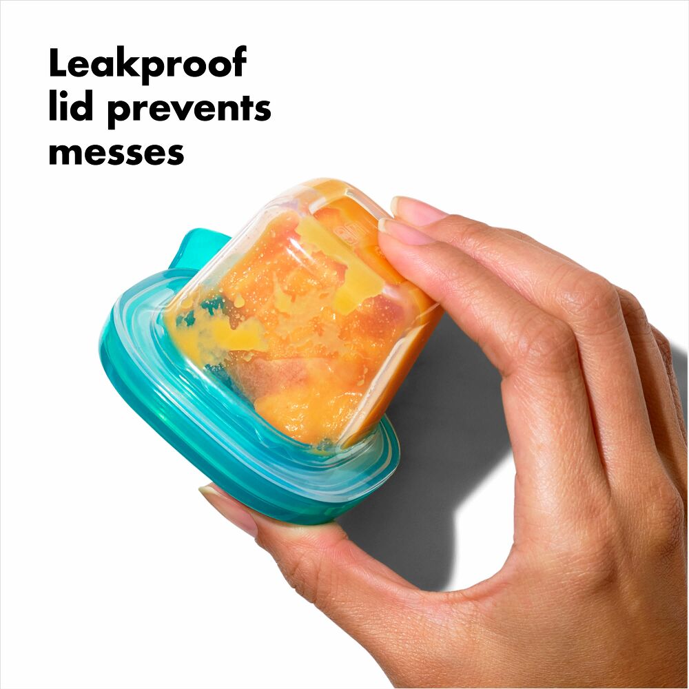 2 oz Baby Blocks™ Silicone Freezer Storage Containers A4