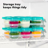 2 oz Baby Blocks™ Silicone Freezer Storage Containers S0