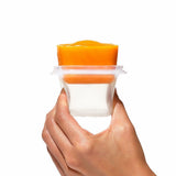 4 oz Baby Blocks™ Silicone Freezer Storage Containers - Tot Teal Y7