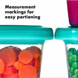 4 oz Baby Blocks™ Silicone Freezer Storage Containers - Tot Teal Y7