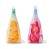 Tot Silicone Reusable Bag - 2-Piece Stand-Up Cup Set U7