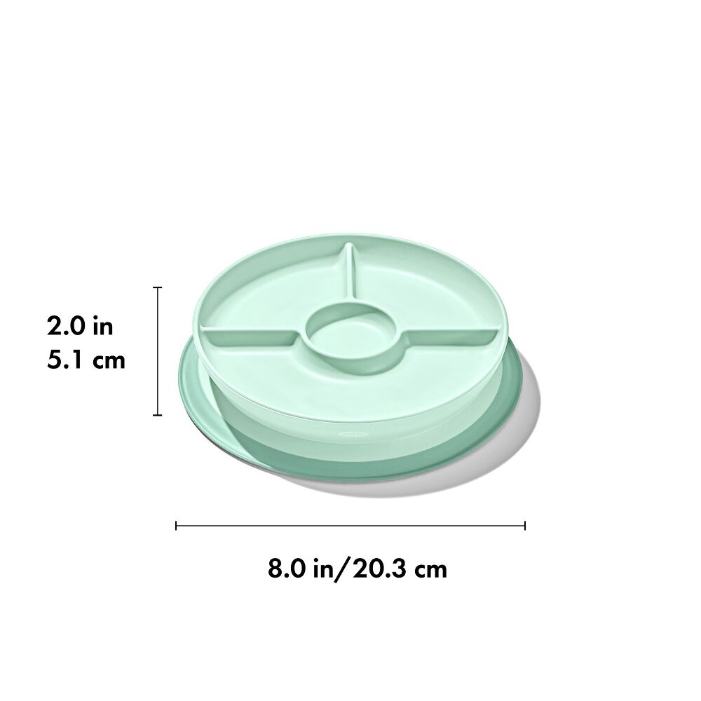 Stick & Stay Suction Divided Plate I7