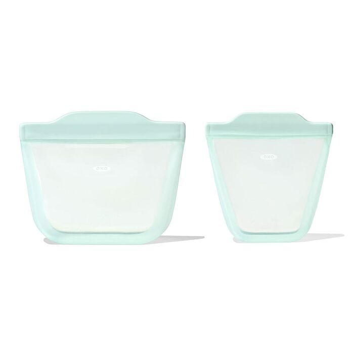 Tot Silicone Reusable Bag - 2-Piece Stand-Up Cup Set U7