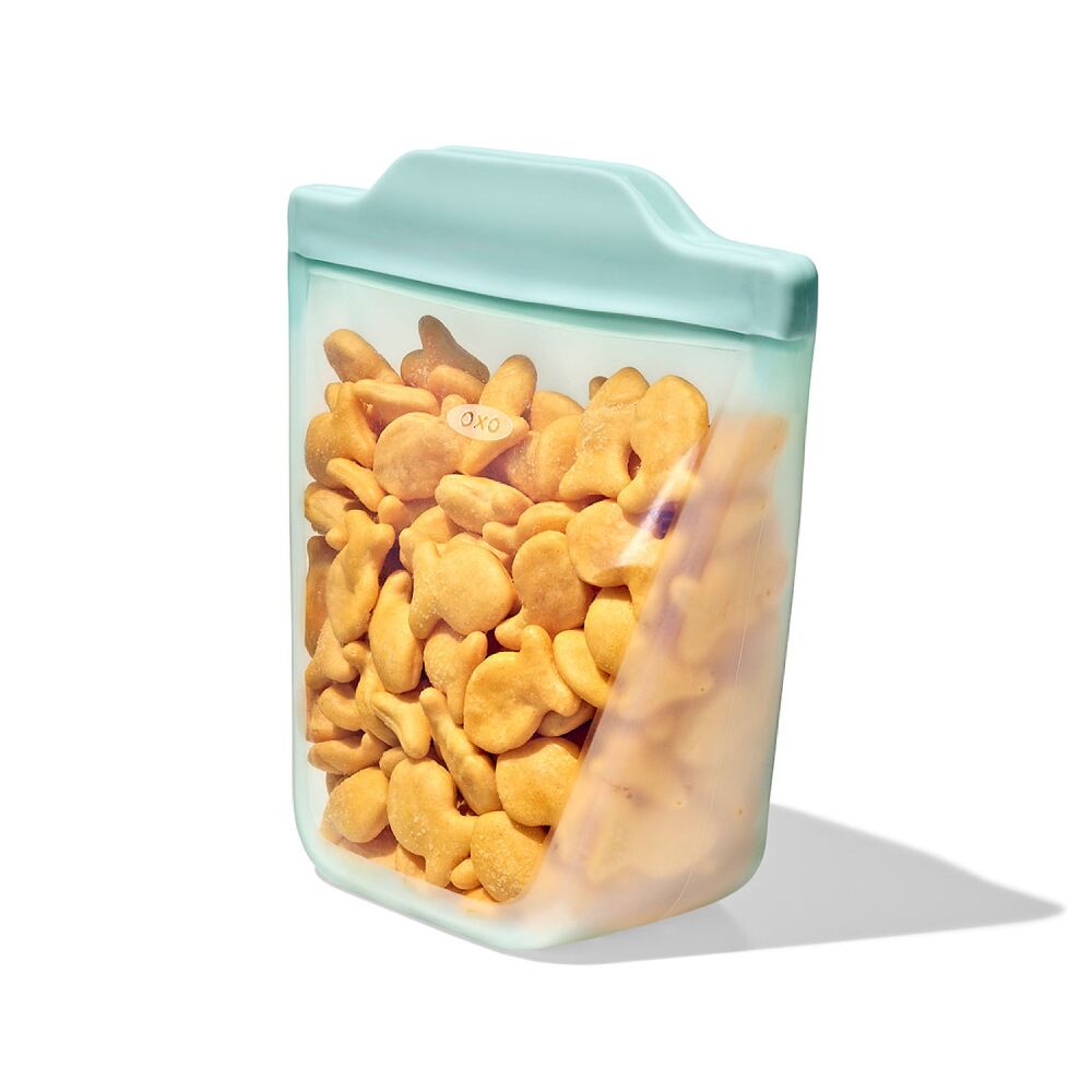 Tot Silicone Reusable Bag - 2-Piece Stand-Up Cup Set U7
